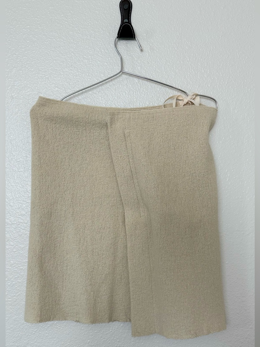 Isabel Marant Virgin Wool Cream Knit A-Line Skirt Size 40